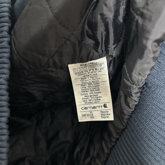 Carhartt Quilted Ripstop Active Jacket “WVU/West Virginia” - Picture 10 of 10